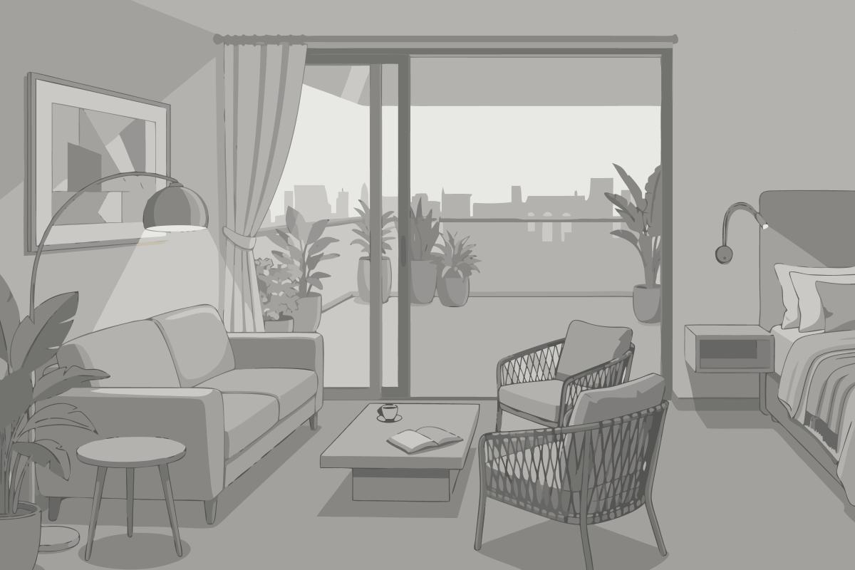 Apartament z tarasem